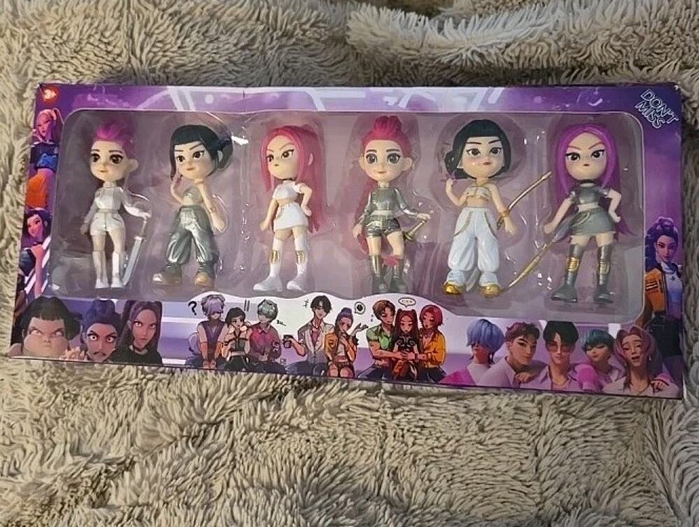 Kpop Demon Hunters Dolls 6 Pcs Model Collectible Figure